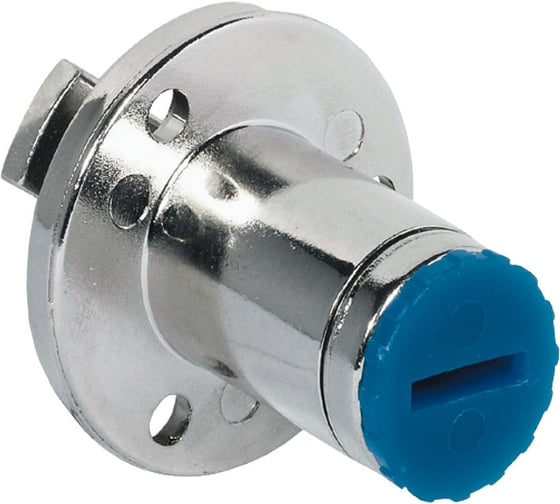 Изображение товара Врезной замок Hafele для выдвижного ящика Symo никелированное покрытие 219.20.600