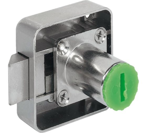 Изображение товара Накладной замок с защелкой Hafele Symo никелированное покрытие 18/22 правый 232.37.623