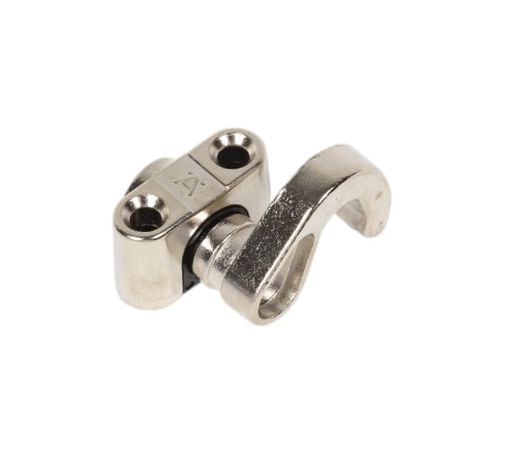 Изображение товара Крючок-защелка для центрального замка Hafele с поворотным стержнем, правый, никель, 6 мм 226.30.763