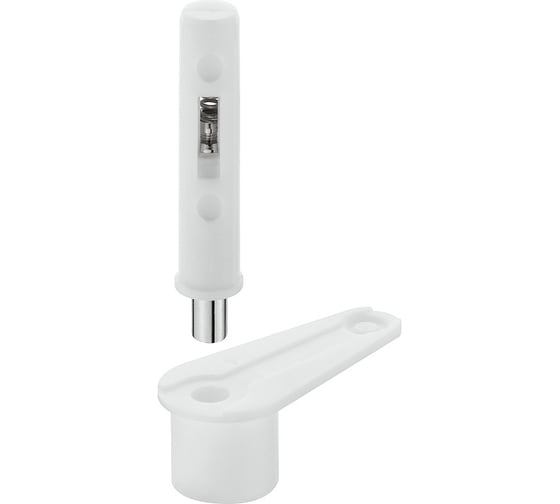 Изображение товара Петля Hafele пяточная, для приклеивания, белая 361.22.710