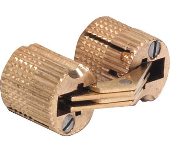 Изображение товара Петля Hafele ZYSA врезная, для плиты 14-19мм, латунь матовая 341.22.506