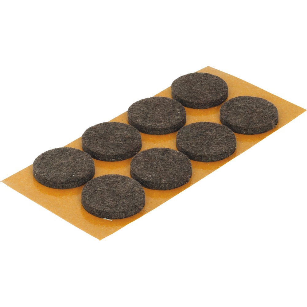 Изображение товара Подпятник для приклеивания Hafele войлочный 18мм коричневый 650.06.102