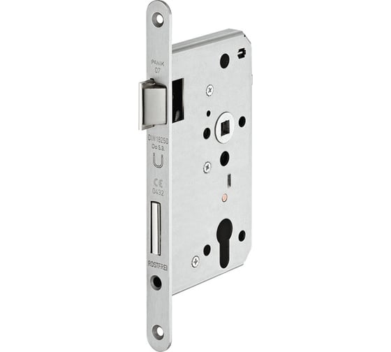 Изображение товара Замок для эвакуационных дверей Hafele нержавеющая сталь, 55/24 мм 911.56.133