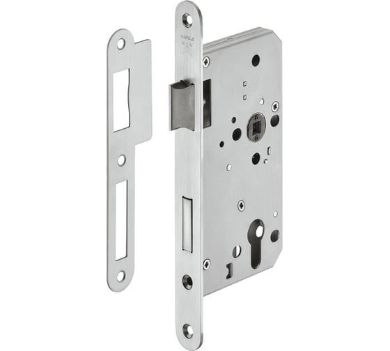 Изображение товара Дверной замок Hafele PC, нержавеющая сталь 55/R24 911.51.400