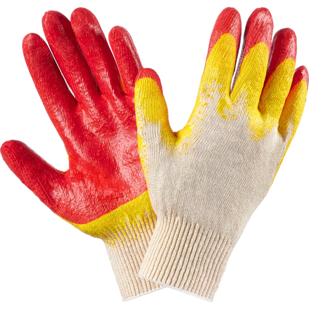 Перчатки Фабрика перчаток, цвет оранжевый, размер универсальный ПЕР-ОБЛ2-ЛЮКС-200/10 - фото 1