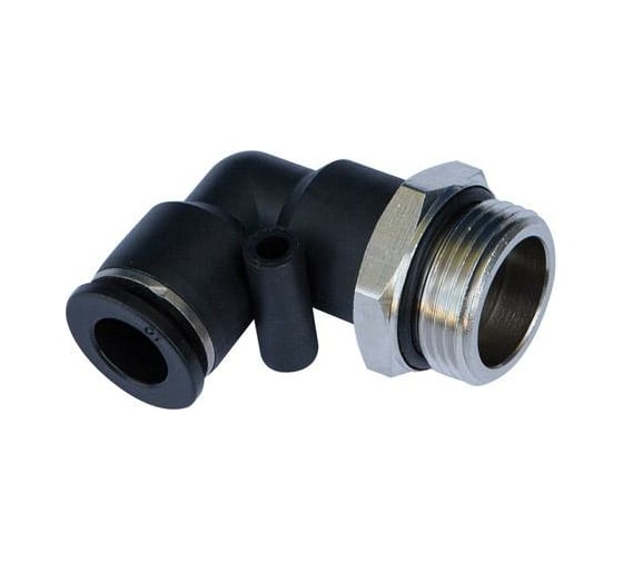 Изображение товара Фитинг угловой трубки ПВХ наружная резьба PC M10х1-10 мм, 10 шт ДАЛИ-авто DA-00619