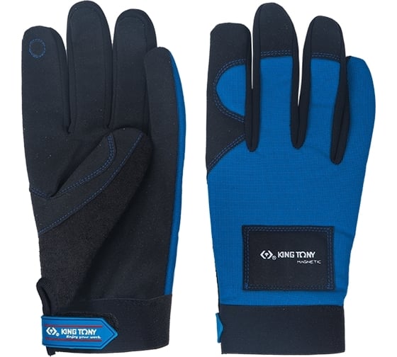 Изображение товара Универсальные перчатки с магнитными вставками KING TONY р. XL 9TH45-XL