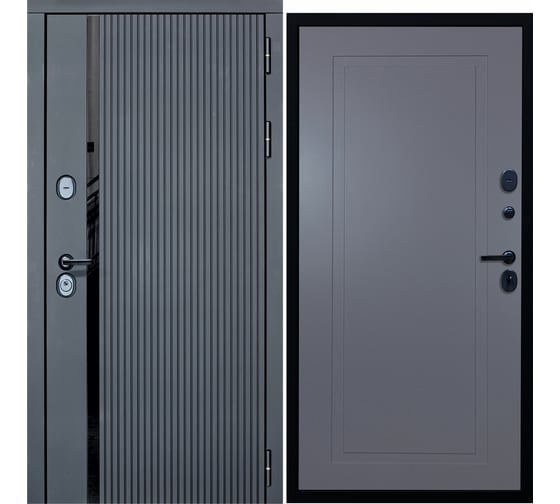 Изображение товара Дверь DIVA МХ-46 2050x960 мм, правая, Антрацит софт - Н10, Силк маус УТ-00076763