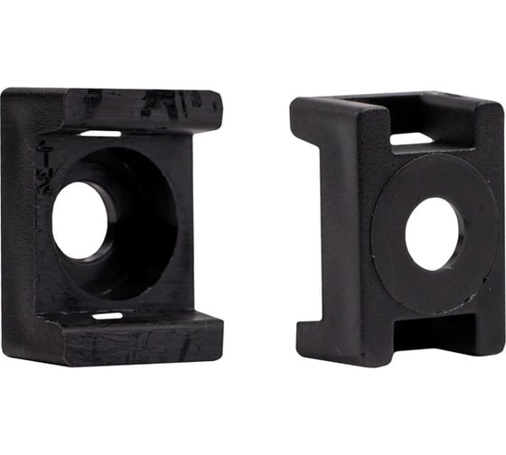 Изображение товара Площадка под шуруп КРЕП-КОМП черная, 27х27 мм, 500 шт. пшч27