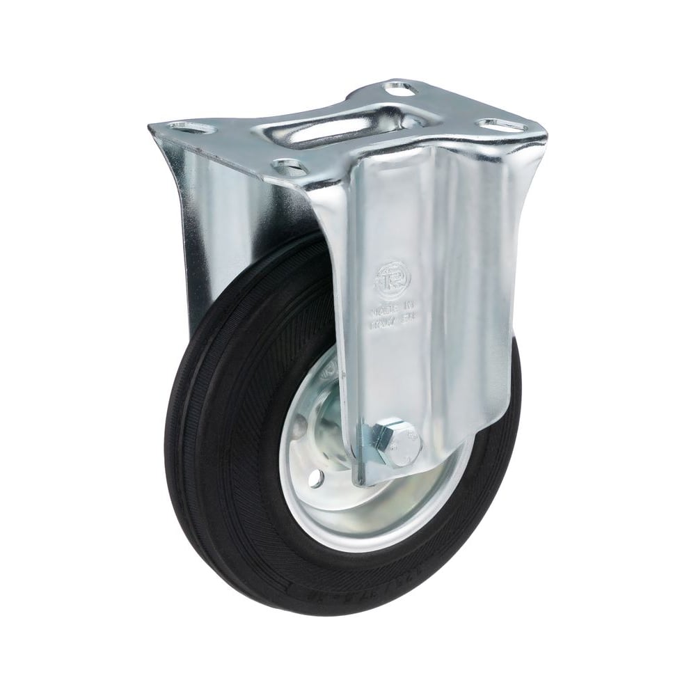 Изображение товара Колесо со стационарной опорой 125 мм промышленное грузоподъемность 130 кг