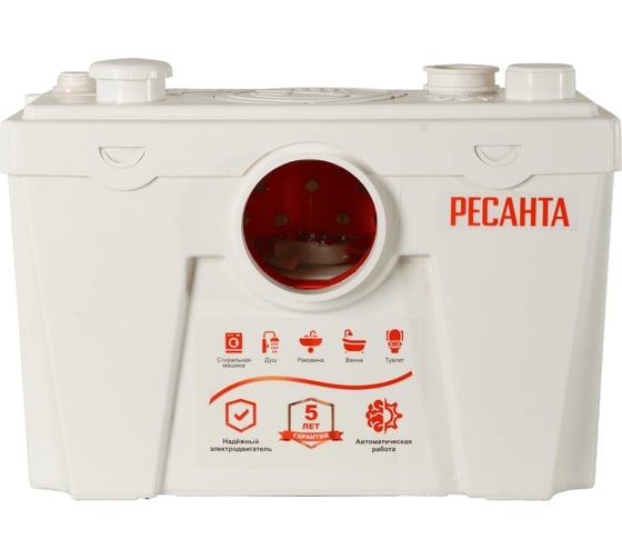 Изображение товара Канализационный насос Ресанта КН 3WC 77/9/2