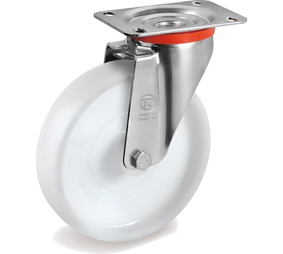 Изображение товара Колесо с вращающейся опорой и пластиной крепления (150 мм; 300 кг) Tellure rota 684504