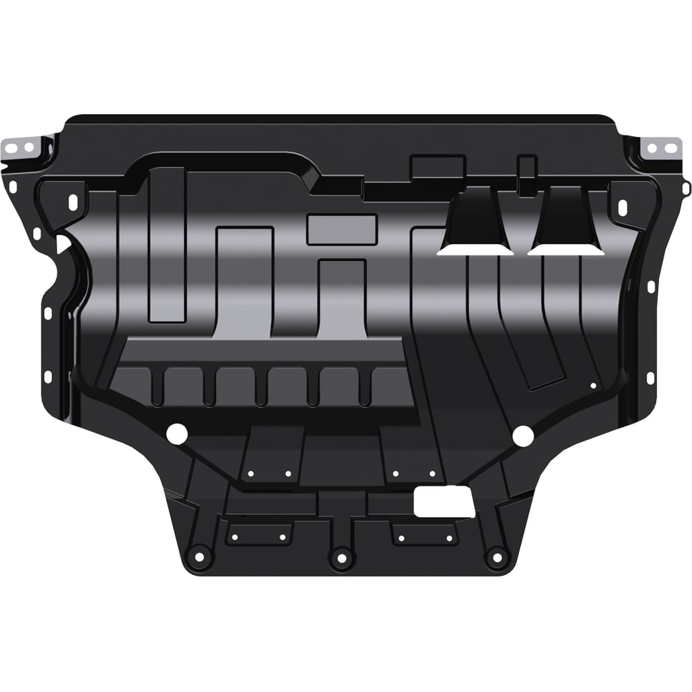 Защита картера двигателя и кпп сталь1.8 мм для VOLKSWAGEN Touran-2016 / 2017 / 2018 / 2019 / 2020 / 2021 / 2022 sheriff