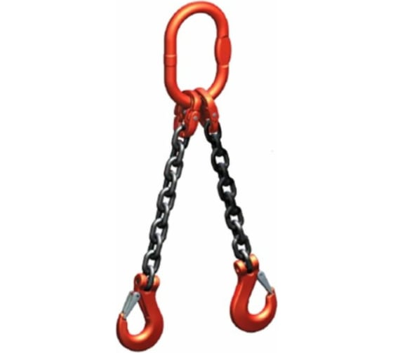 Изображение товара Двухветвевой цепной строп из цепей повышенной прочности на сборных элементах КантаПлюс 8ц2СЦ-4,25/4,0м