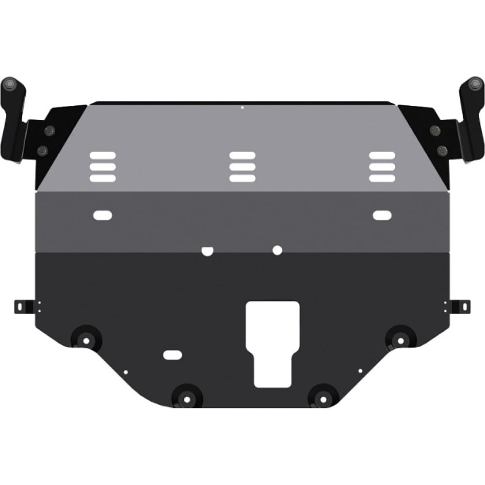 Защита картера двигателя и кпп сталь 2 мм для HYUNDAI Sonata (LF)-2.0 AT / 2.4 AT-2017 / 2018 / 2019 / 2020 sheriff