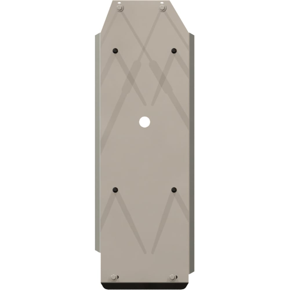 Защита топливного бака для MITSUBISHI L200 (Triton) 2006-2015 2.4/2.5TD/3.2TD, гнутая, алюминий 5 мм, с крепежом sheriff