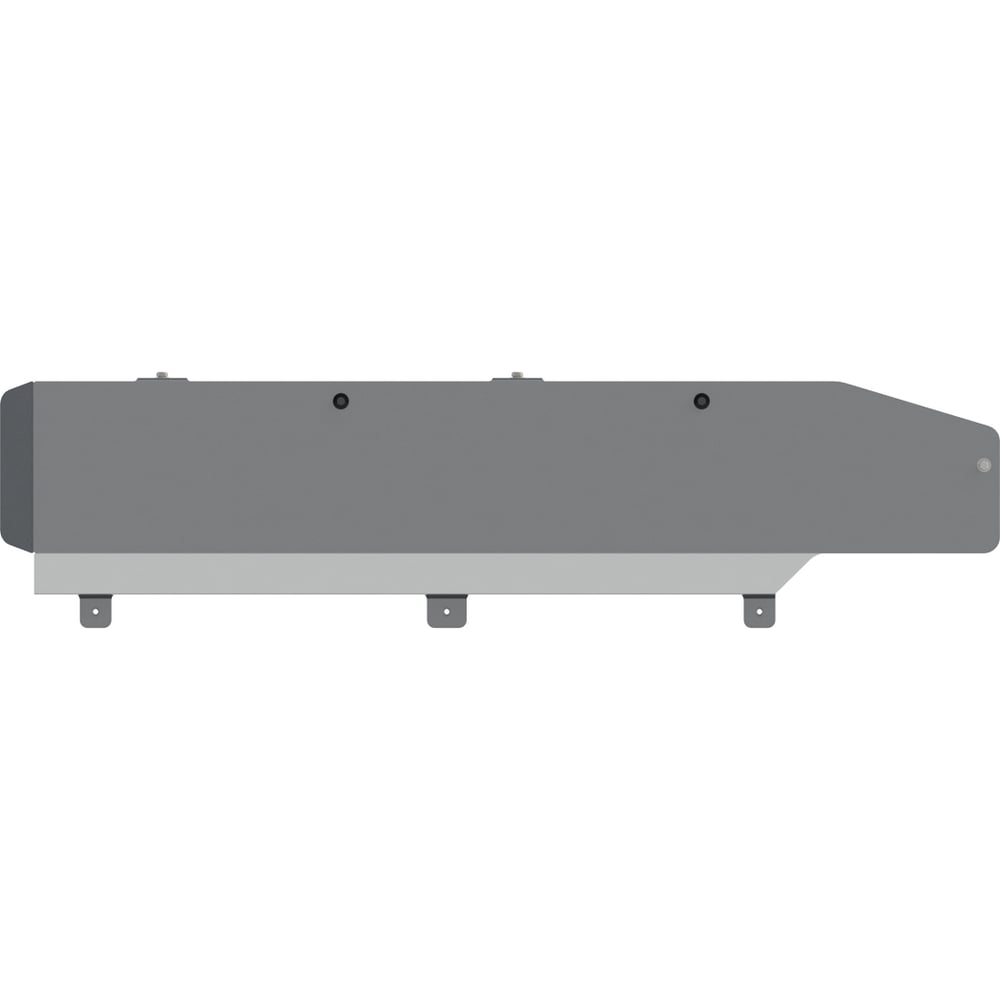 Защита топливных трубок для RENAULT Duster 2015-1.6 МТ4 wd/2.0 МТ 4wd, гнутая, алюминий 4 мм, с крепежом sheriff