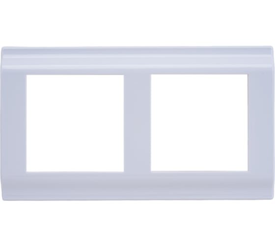 Изображение товара 2-местная рамка Nilson moda белый, 21110092