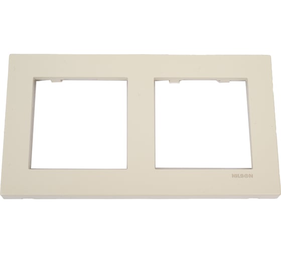 Изображение товара 2-местная рамка Nilson moda кремовый, 21120092