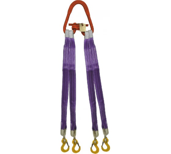 Изображение товара Четырехветвевой текстильный строп КантаПлюс т4СТ-2,0/4,0м