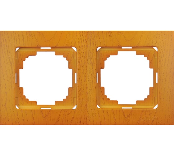 Изображение товара 2-местная рамка Nilson TOURAN WOOD, дуб 24250092