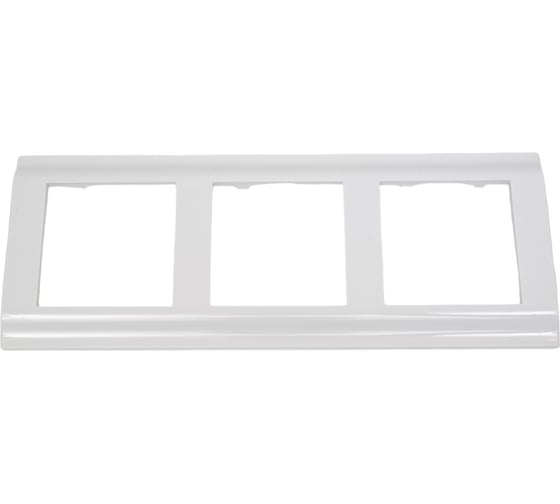 Изображение товара 3-местная рамка Nilson advantage белый, 20110093