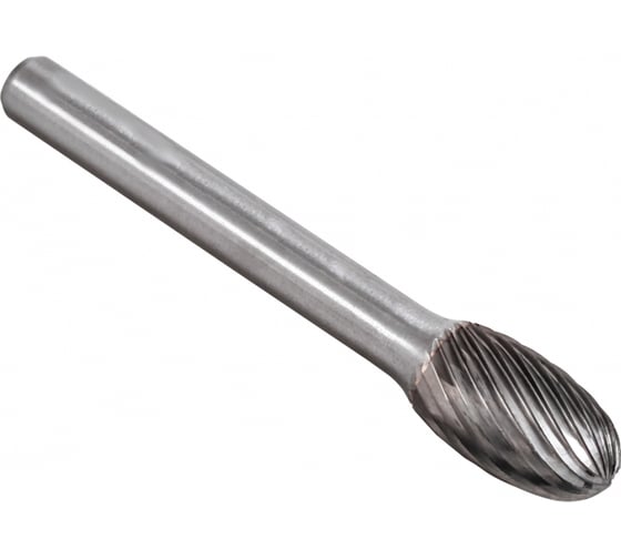 Изображение товара Бор-фреза твердосплавная овальная Е16 25М06 16x25x6х65 мм, R6.5, спиральная насечка 40829