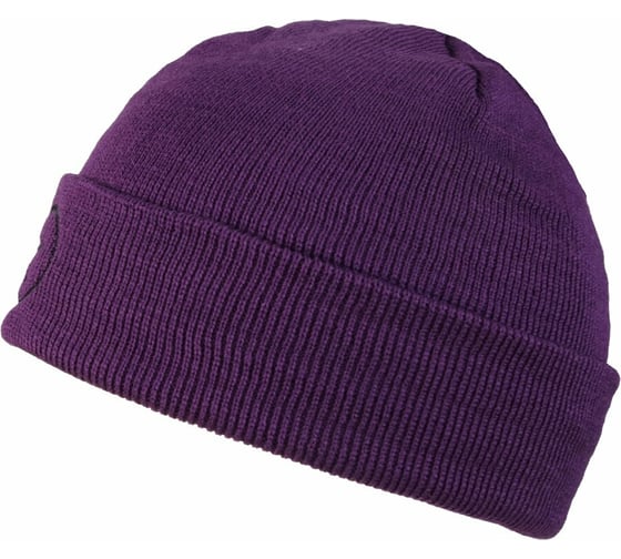 Изображение товара Шапка Ifrit Ran двойная вязка, с отворотом, акрил, фиолетовый Ш-470-7 4630086587681
