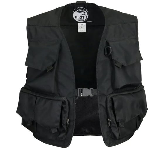 Изображение товара Разгрузочный жилет Элементаль BASILISK Taslan Membrane, черный, р. 56-62 Ж-422/1-56/62 4630086586158