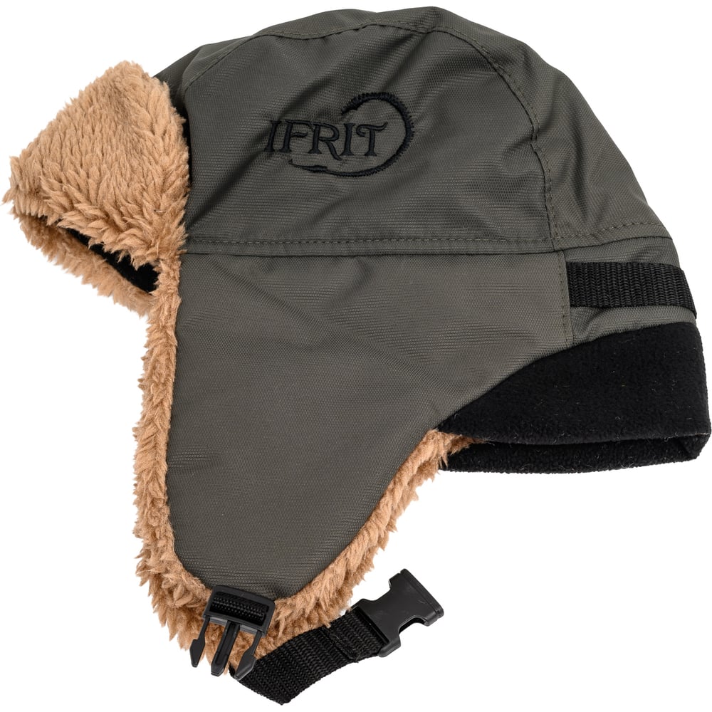 Изображение товара Зимняя шапка-ушанка Ifrit GERD Taslan Membrane хаки для взрослых 57-60 р. на 57-60
