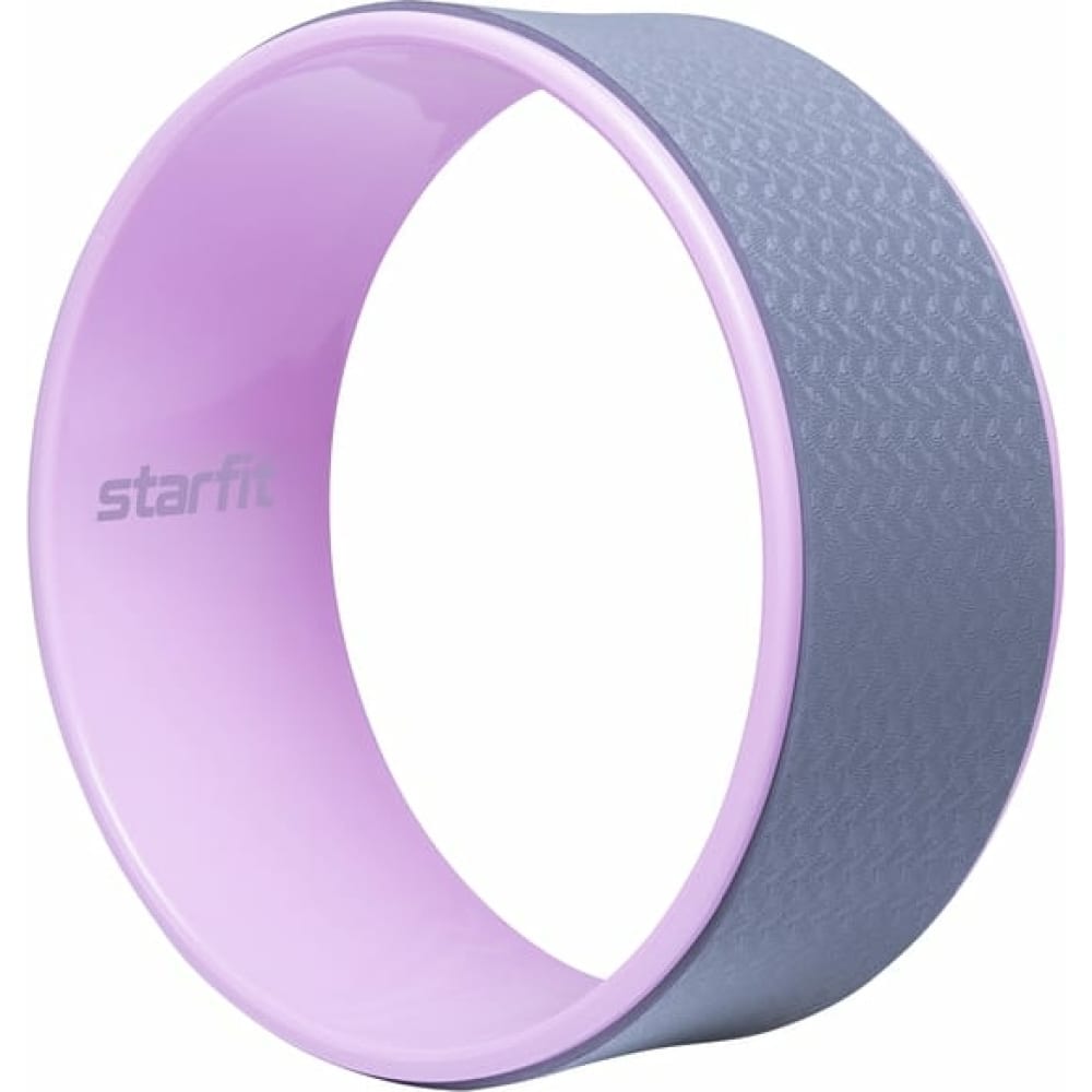 Колесо для йоги Starfit, цвет серый/розовый