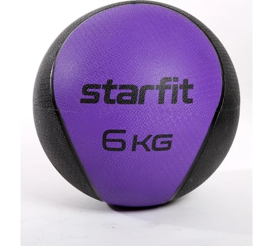 Изображение товара Медбол высокой плотности Starfit GB-702 6 кг, фиолетовый УТ-00018939