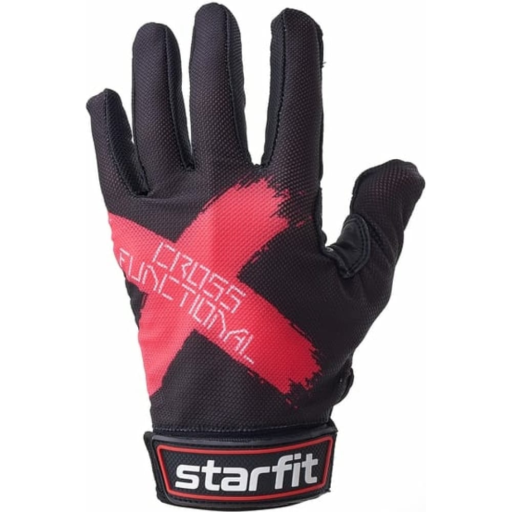 Перчатки для фитнеса Starfit подтяжки взрослые ширина 2 5 см красный