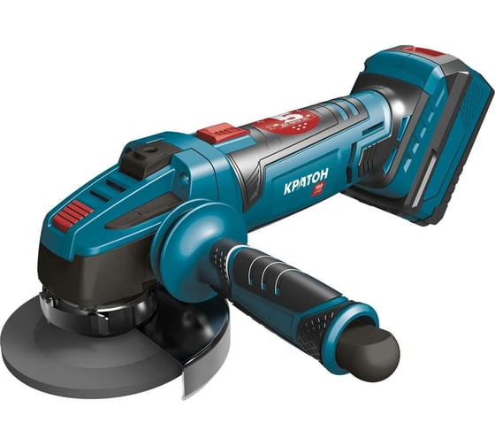 Изображение товара Угловая аккумуляторная шлифмашина Кратон AG18DC-125-OFA SET АКБ 4.0А·ч 3 11 01 082