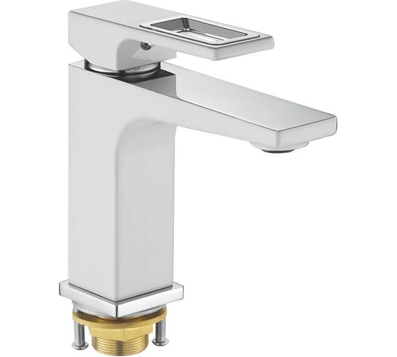 Изображение товара Смеситель для раковины SHEVANIK белый, хром S9001F