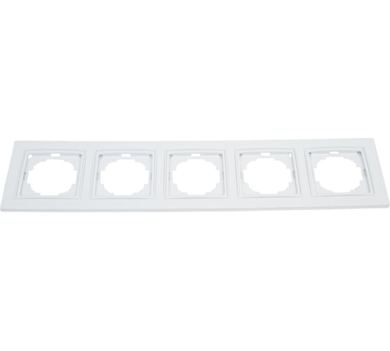 Изображение товара 5-местная рамка Nilson THOR, белый 27110095