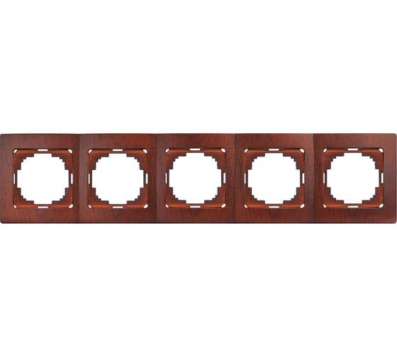 Изображение товара 5-местная рамка Nilson TOURAN WOOD, черешня 24260095
