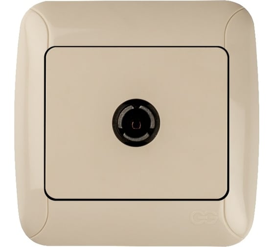 Изображение товара Телевизионная розетка GUNSAN Fantasy оконечная крем 16231200-161122