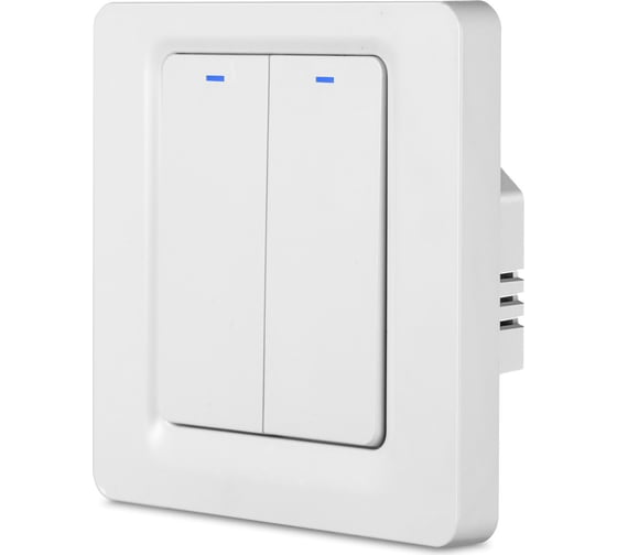 Изображение товара Умный двухкнопочный выключатель Roximo Zigbee SZBTN01-2
