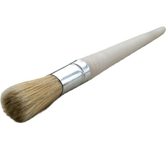 Изображение товара Филеночная кисть Никище КФК-18 мм, металлическая обойма, натуральная щетина 02.01.02