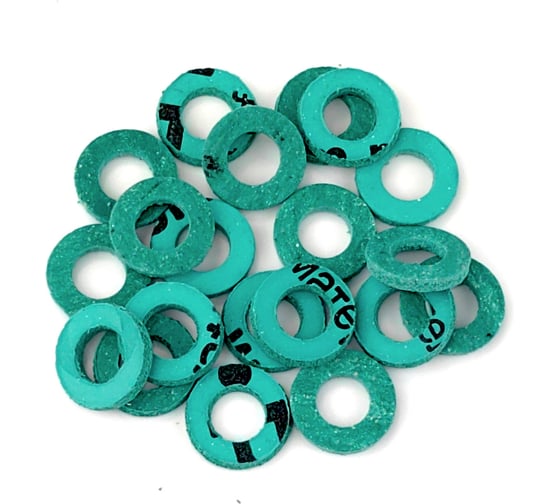 Изображение товара Прокладка HG безасбестовый паронит 1/4 (6x11x2 мм), 20 шт 4961865