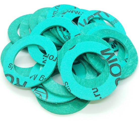 Изображение товара Прокладка HG безасбестовый паронит 1 1/4 (24x37x2 мм), 20 шт 4961841