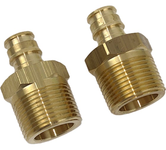 Изображение товара Муфта HG PE-X латунь 16x3/4 НР, 2 шт 4961322