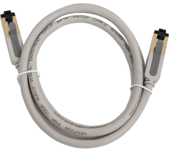 Изображение товара Прямой патч-корд VENTION SFTP cat.7 RJ45 - 1м. Серый ICDHF