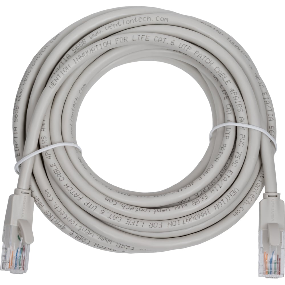 Изображение товара Прямой патч-корд VENTION UTP cat.6 длиной 5м серый