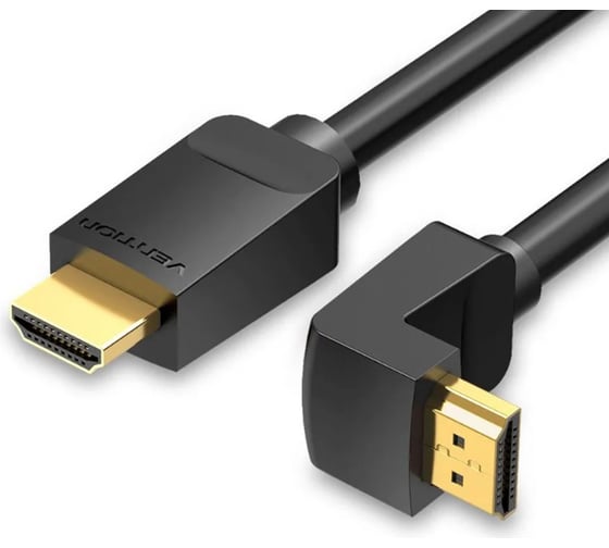 Изображение товара Кабель VENTION HDMI High speed v2.0 with Ethernet 19M/19M угол 270 - 2м AAQBH