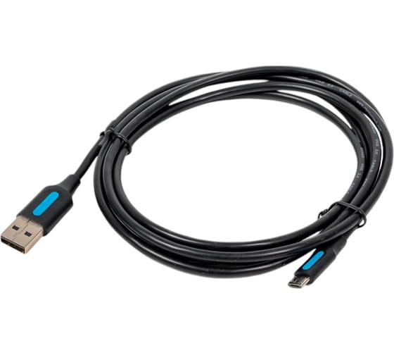 Изображение товара Кабель VENTION USB 2.0 AM/micro B 5pin - 2м Черный COLBH