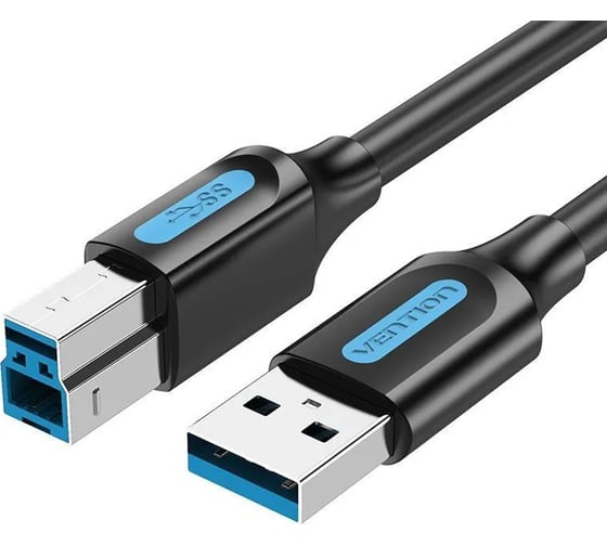 Изображение товара Кабель VENTION USB 3.0 AM/BM - 2м COOBH