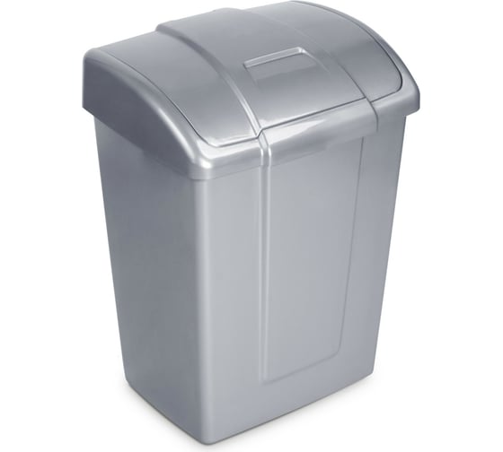 Изображение товара Контейнер для мусора Martika Форте 23 л, серебристый С343СРБ