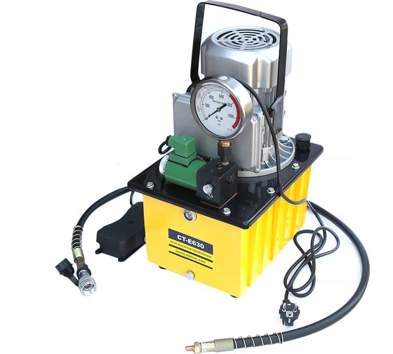 Изображение товара Маслянный гидравлический, поршневой насос с электроприводом Car-tool CT-E630